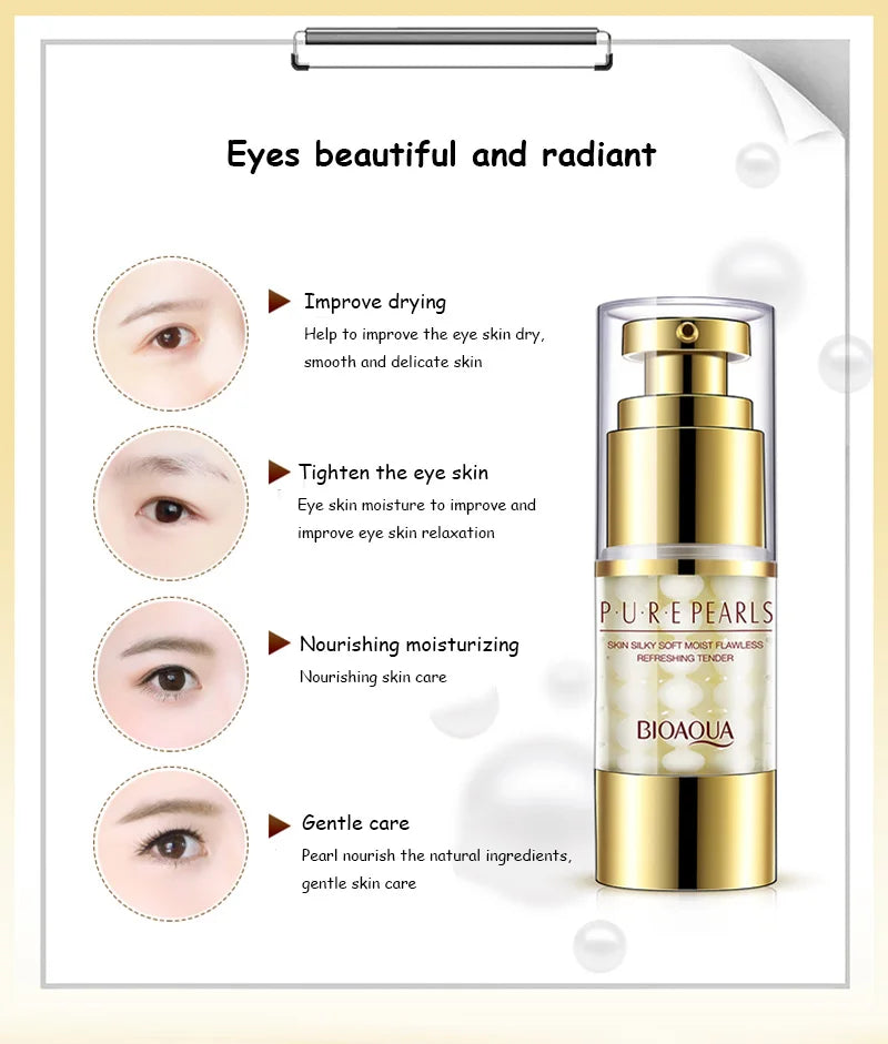 BIOAQUA Collagen Eye Cream – Firming, Anti-Puffiness, Dark Circle & Eye Bag Treatment