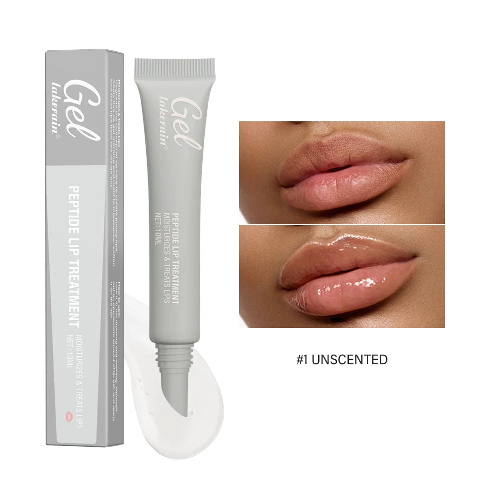 Lakerain Peptide Lip Treatment Jelly – Hydrating & Plumping Lip Balm Gel for Fine Lines & Repair (10ml)