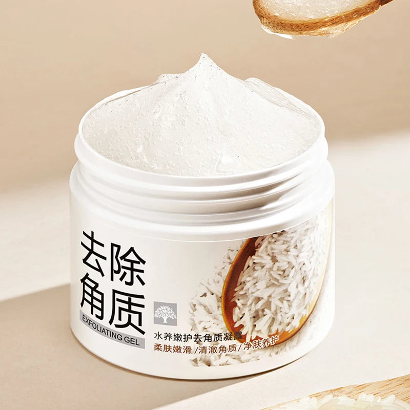 BIOAQUA White Rice Face Exfoliating Gel – Moisturizing & Nourishing Facial Scrub for Smooth, Radiant Skin