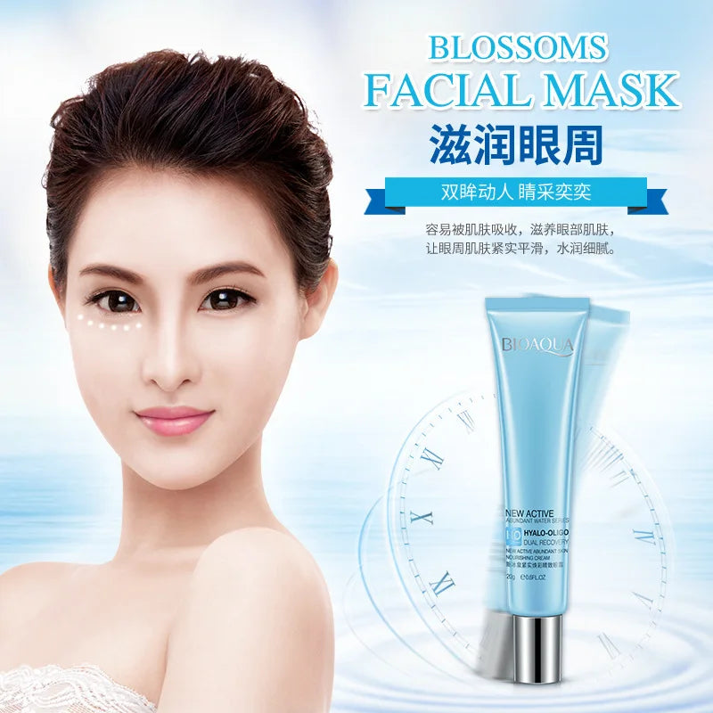 BIOAQUA Firming Eye Cream – Hydrating & Anti-Dark Circle Treatment for Eye Bags & Fine Lines