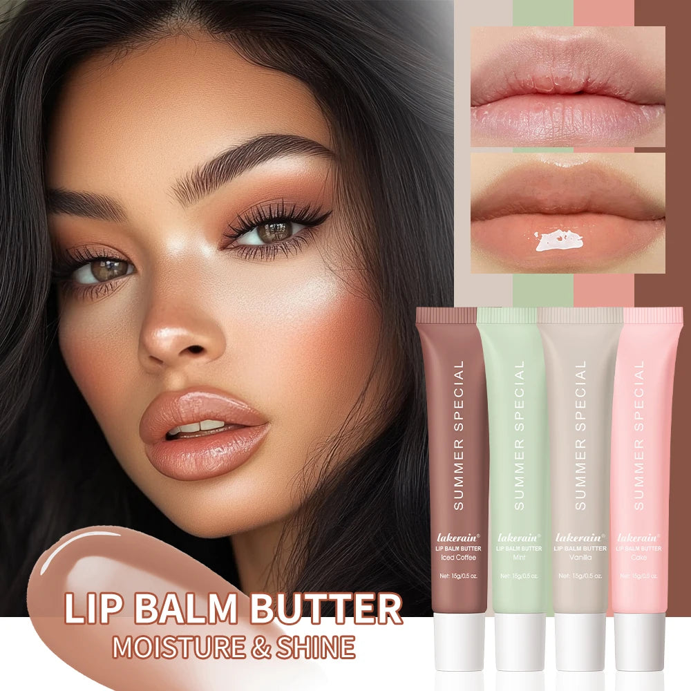 Lakerain Moisturizing Lip Balm Butter – Nourishing & Smoothing Lip Care for Dry, Chapped Lips