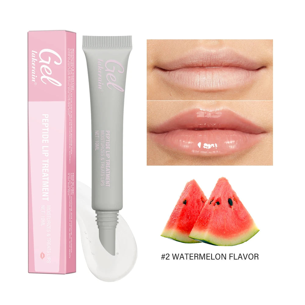 Lakerain Peptide Lip Treatment Jelly – Hydrating & Plumping Lip Balm Gel for Fine Lines & Repair (10ml)