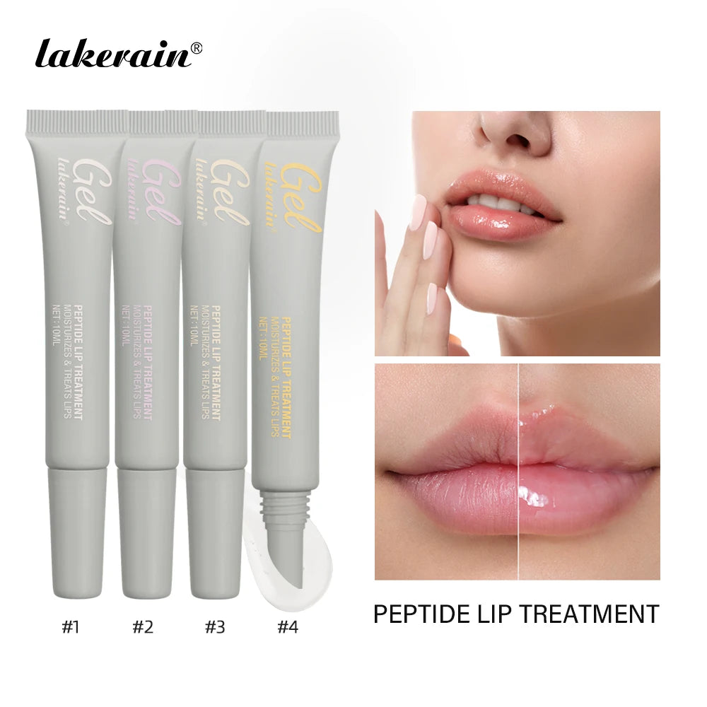 Lakerain Peptide Lip Treatment Jelly – Hydrating & Plumping Lip Balm Gel for Fine Lines & Repair (10ml)