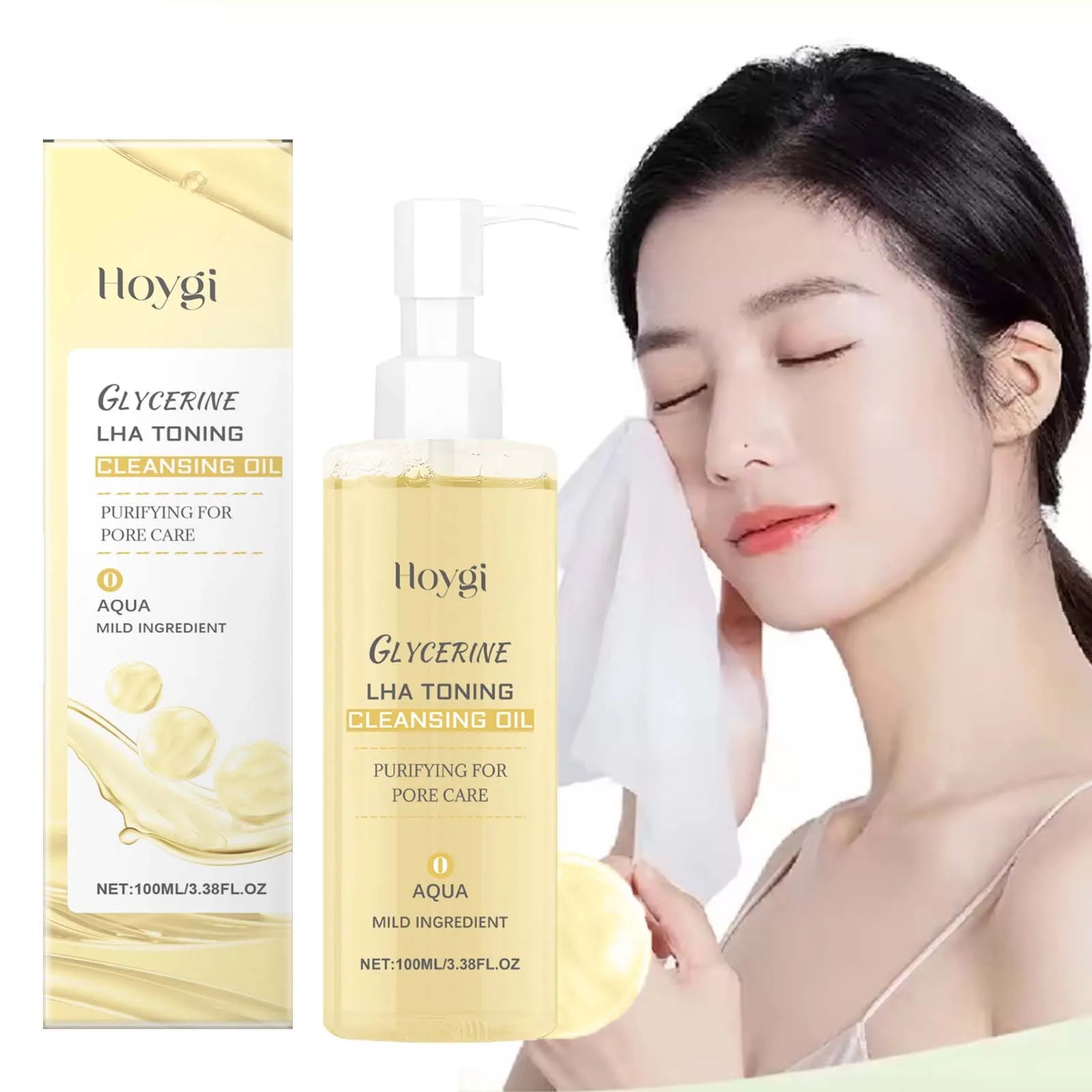 Hoygi Gentle Cleansing Oil – Eye & Lip Makeup Remover, 100ml