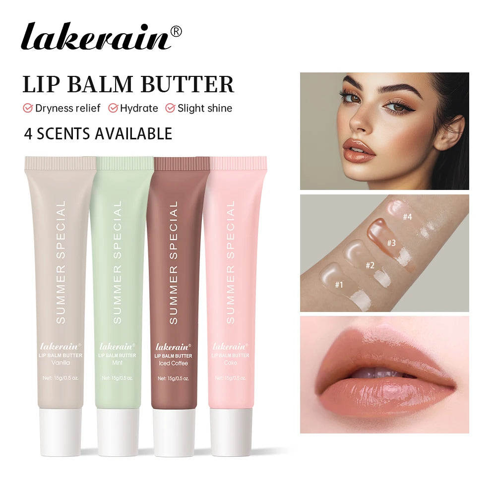 Lakerain Moisturizing Lip Balm Butter – Nourishing & Smoothing Lip Care for Dry, Chapped Lips