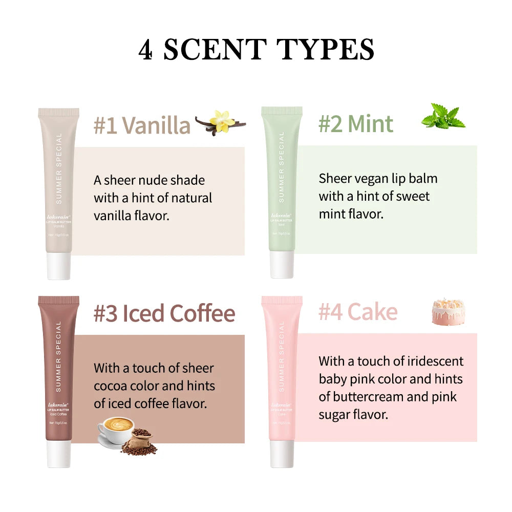 Lakerain Moisturizing Lip Balm Butter – Nourishing & Smoothing Lip Care for Dry, Chapped Lips
