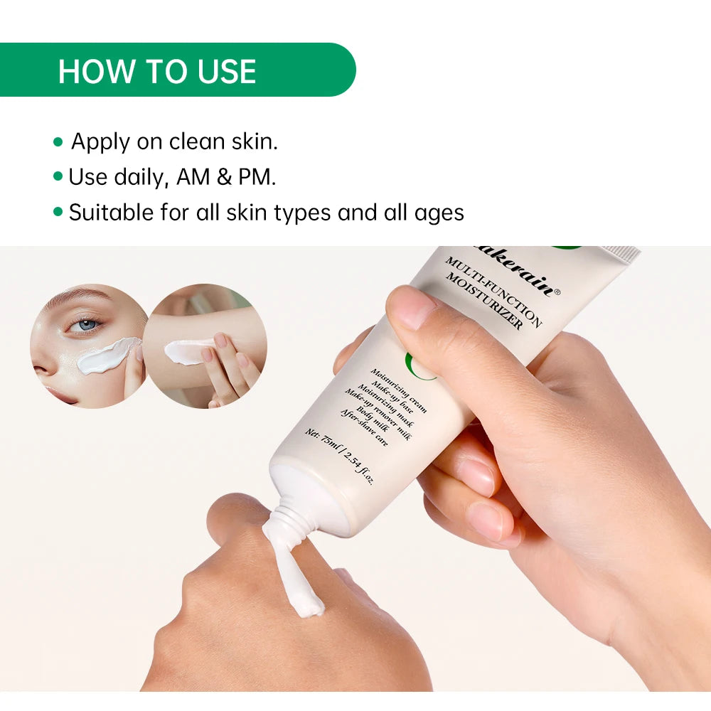 Lakerain Multifunction Moisturizer & Anti-Aging Face Cream – Lightweight, Fast-Absorbing Hydration (75ml)