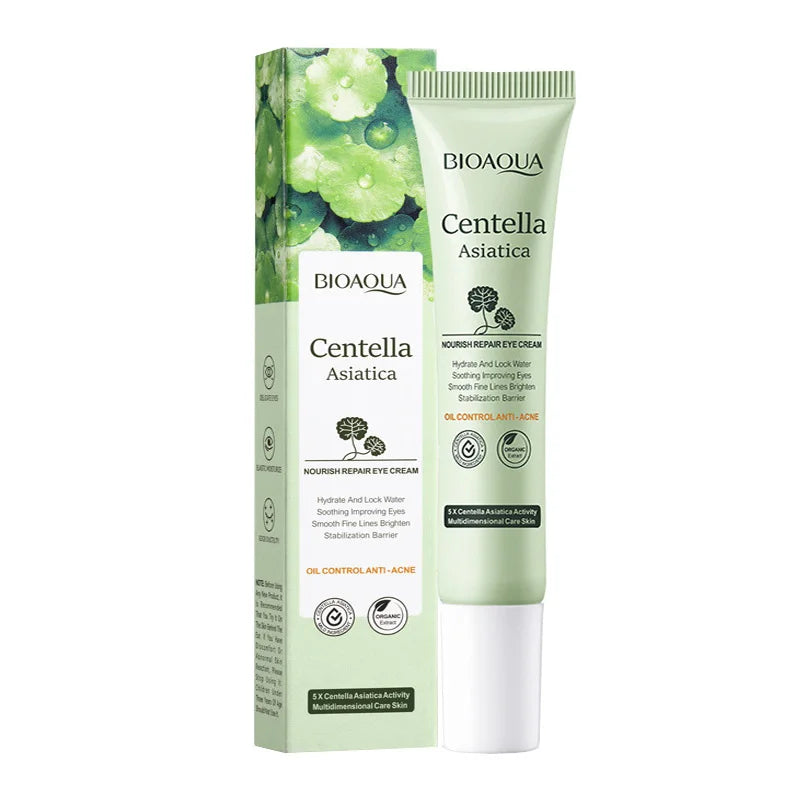 BIOAQUA Centella Eye Cream – Anti-Dark Circles, Puffiness & Firming Eye Treatment, 20g