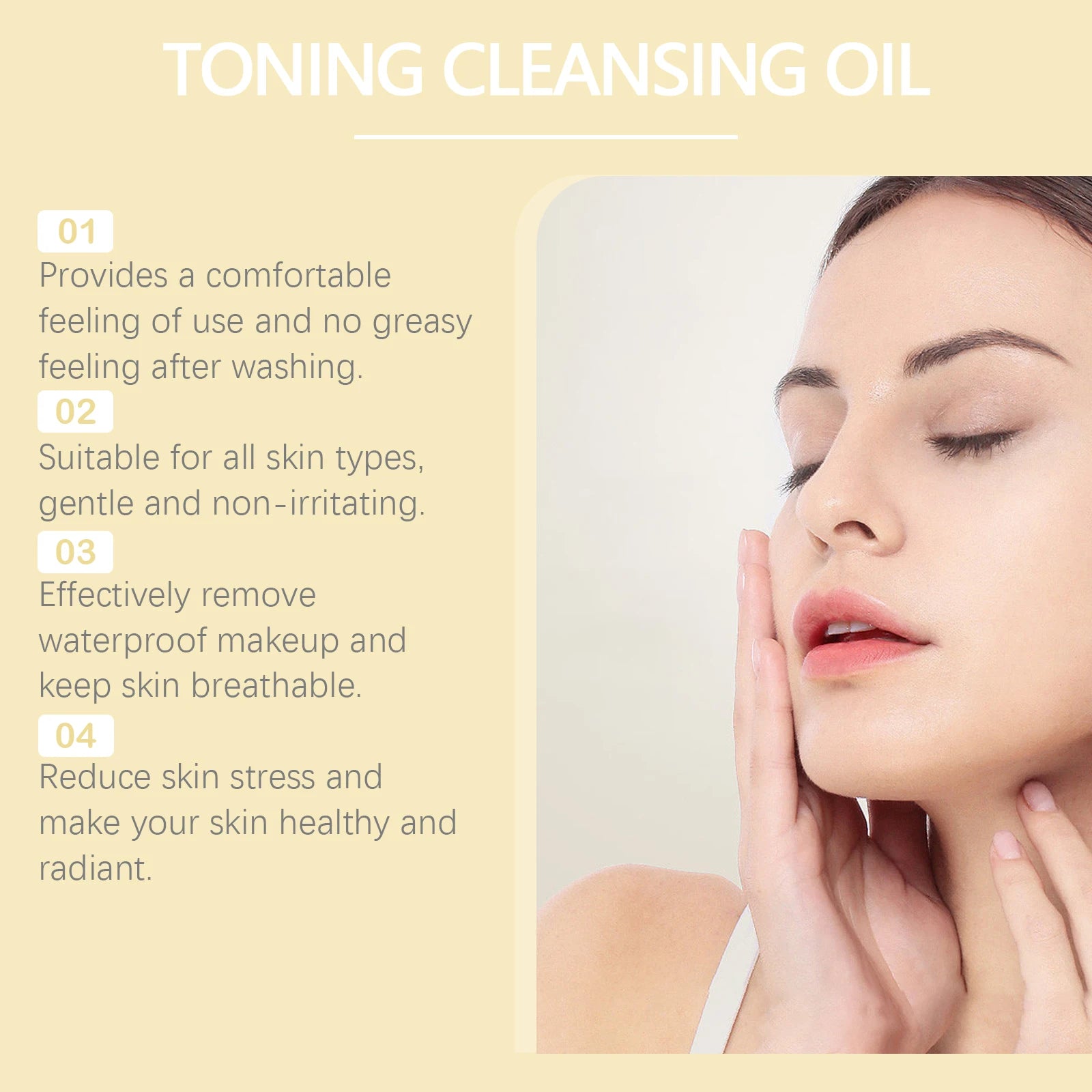 Hoygi Gentle Cleansing Oil – Eye & Lip Makeup Remover, 100ml