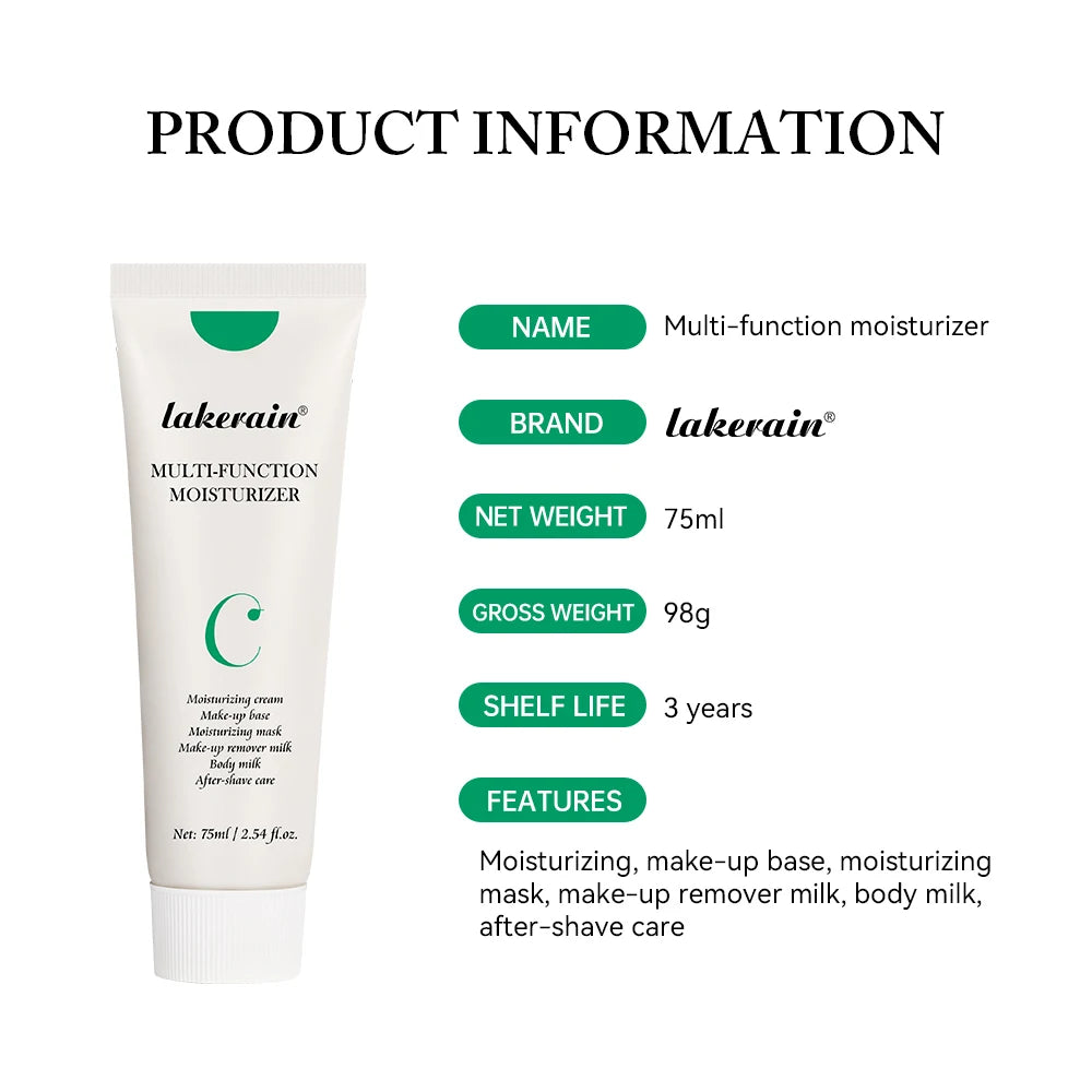 Lakerain Multifunction Moisturizer & Anti-Aging Face Cream – Lightweight, Fast-Absorbing Hydration (75ml)
