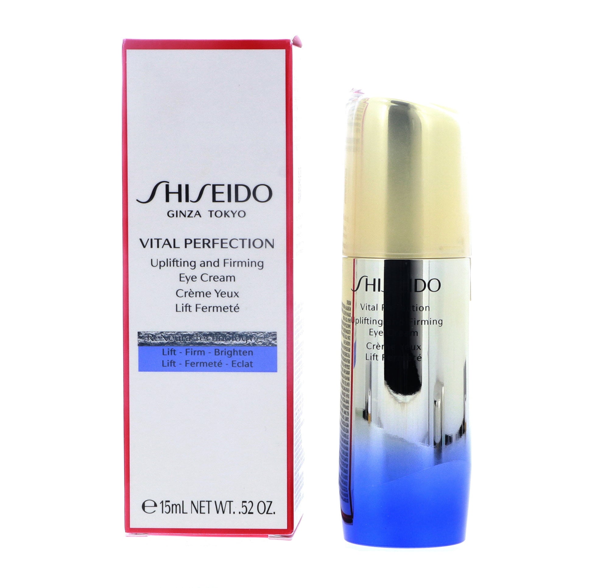 Shiseido Vital Perfection Uplifting and Firming Eye Cream – 15ml / 0.5 oz | Anti-Aging Eye Cream for Wrinkles, Dark Circles & Puffiness | Suitable for All Skin Types
