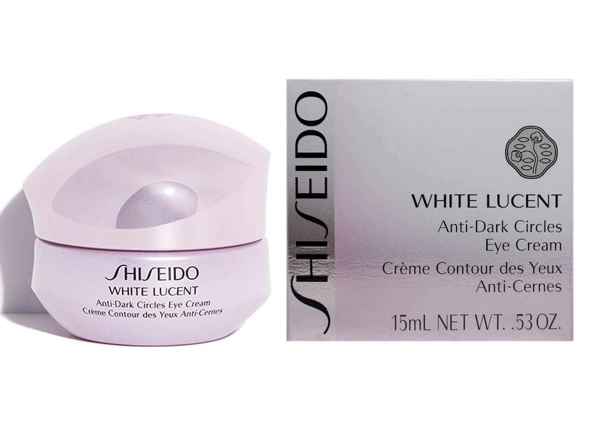 Shiseido White Lucent Anti-Dark Circles Eye Cream – 15ml | Targets Pigmented & Blue Dark Circles | Non-Comedogenic | All Skin Types