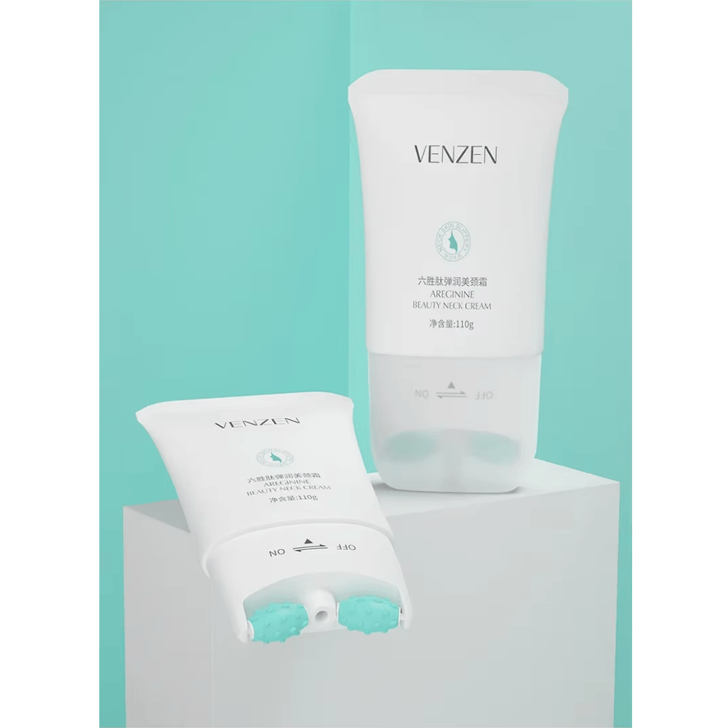 Venzen Elastic Double Roller Neck Cream – Lifting & Firming V-Shaped Neck Tightening Treatment