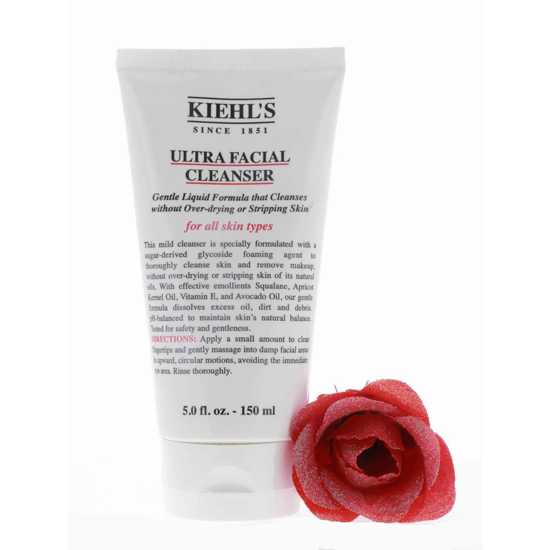 Kiehl’s Ultra Facial Cleanser – Gentle Daily Face Wash for All Skin Types, 5 oz / 150 ml