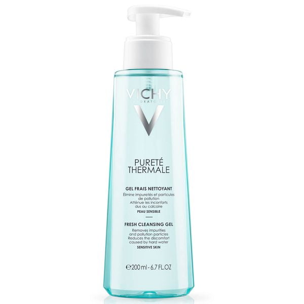 Vichy Pureté Thermale Fresh Cleansing Gel 200ml – Gentle Cleanser for Sensitive Skin