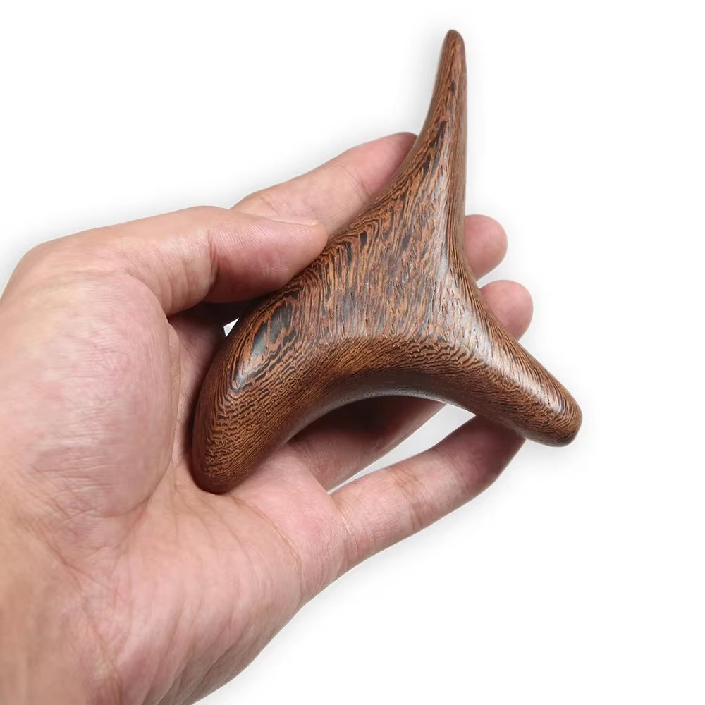 Wood Gua Sha Massage Tool – Natural Wooden Lymphatic Drainage & Deep Tissue Trigger Point Body Massager