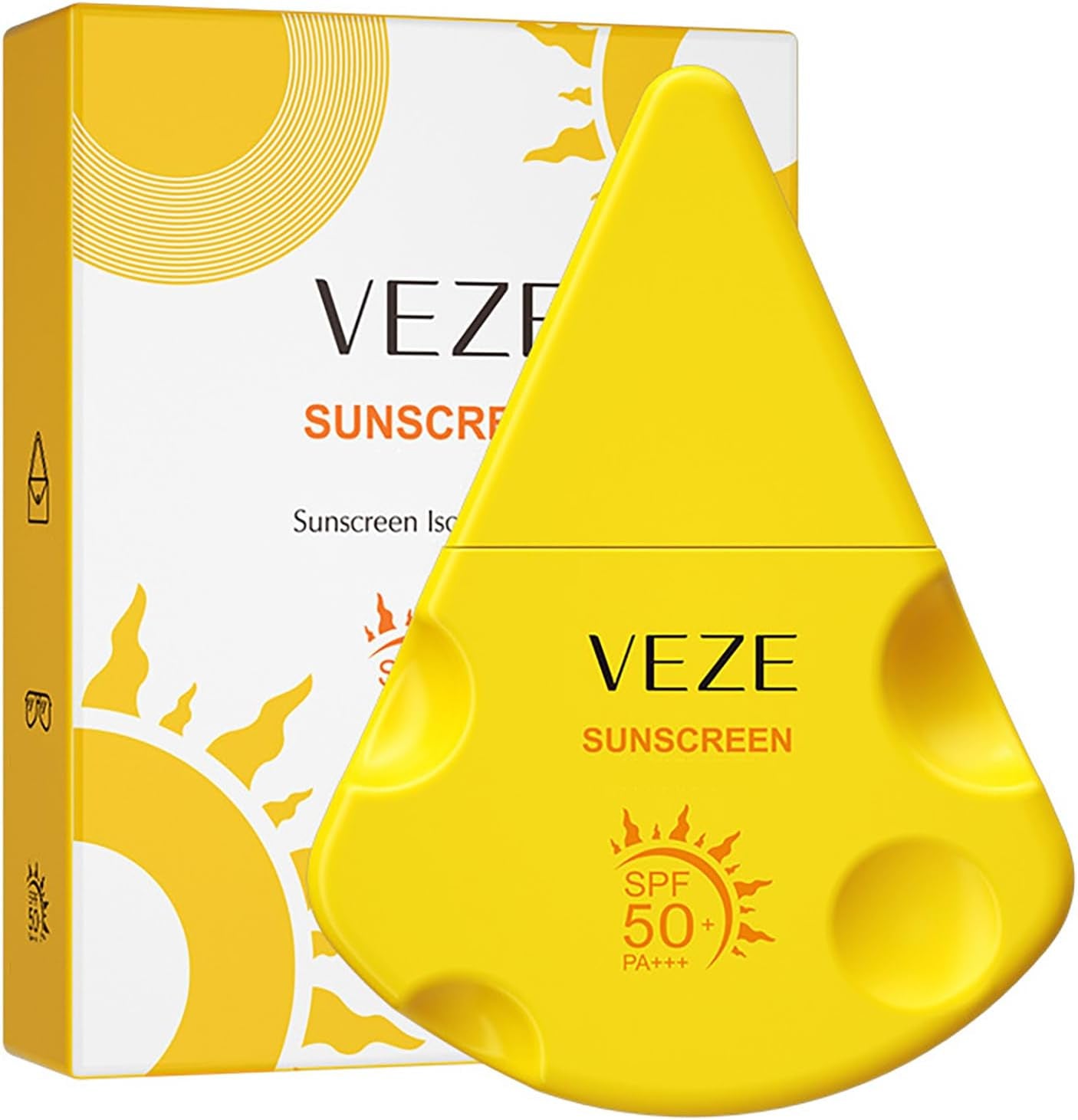 VENZEN Avocado Butter Cheese Sunscreen SPF50+ PA+++ – Moisturizing UVA/UVB Protection, 30g