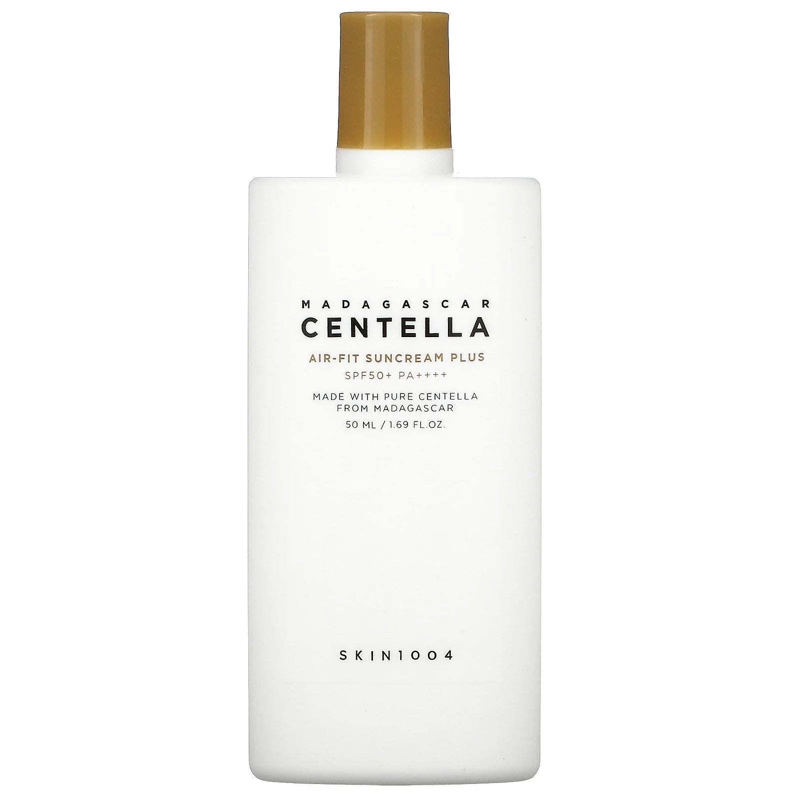 SKIN1004 Madagascar Centella Air-Fit Suncream Plus SPF 50+ PA++++ | Lightweight Daily Sun Protection for Sensitive Skin – 50ml / 1.69 fl oz
