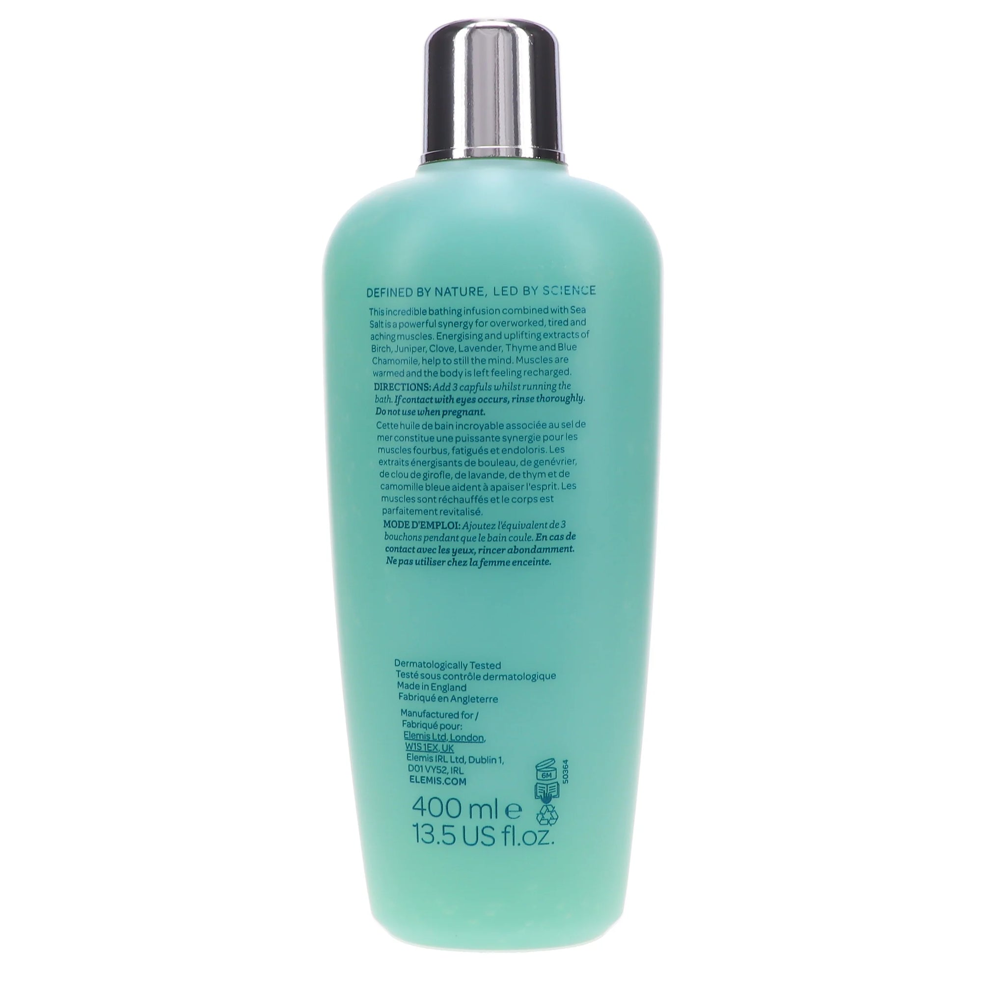 ELEMIS Aching Muscle Super Soak – Natural Foaming Bath Soak for Soothing Sore Muscles (13.5 oz)