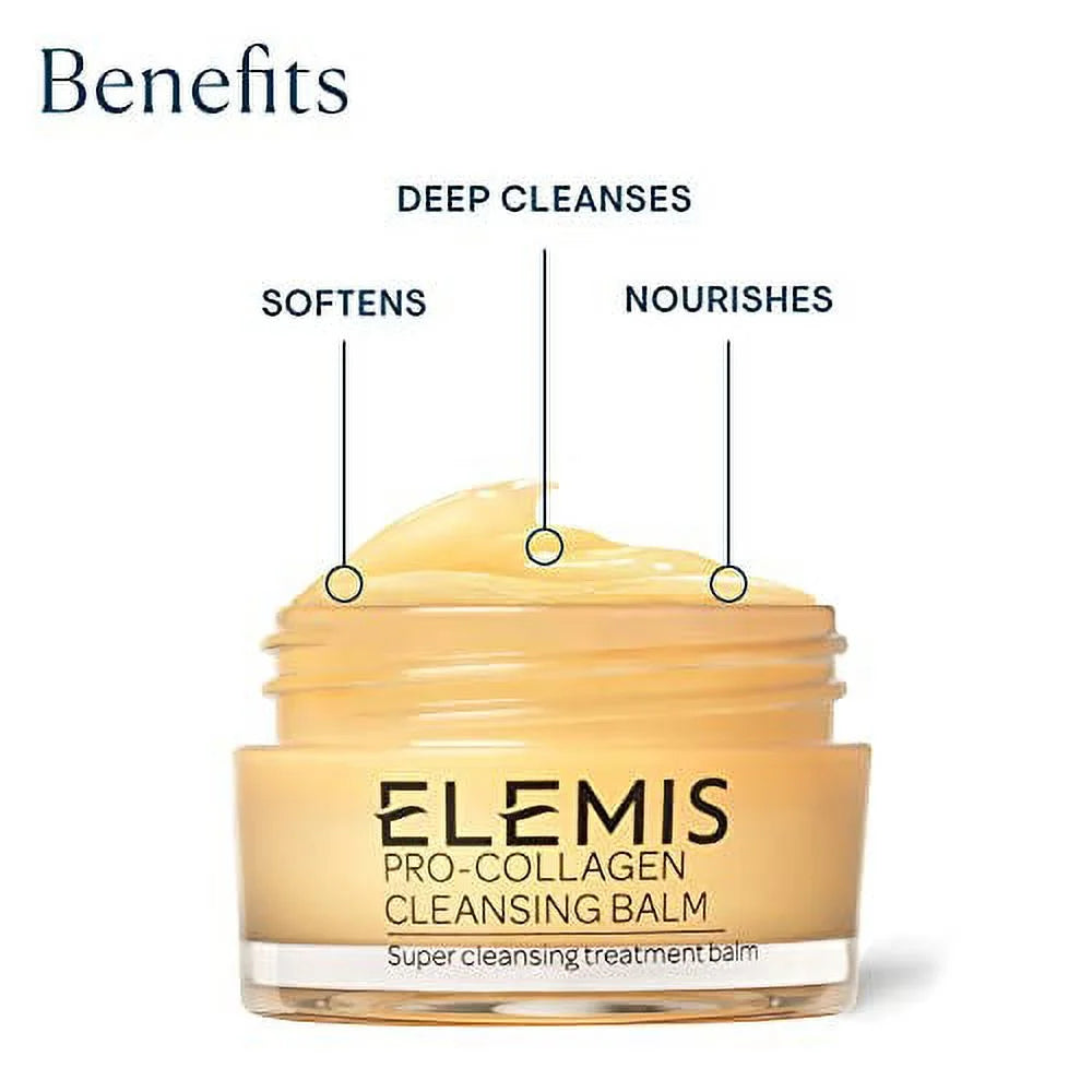 Elemis Pro-Collagen Cleansing Balm – Anti-Aging Face Cleanser & Makeup Remover for Glowing Skin