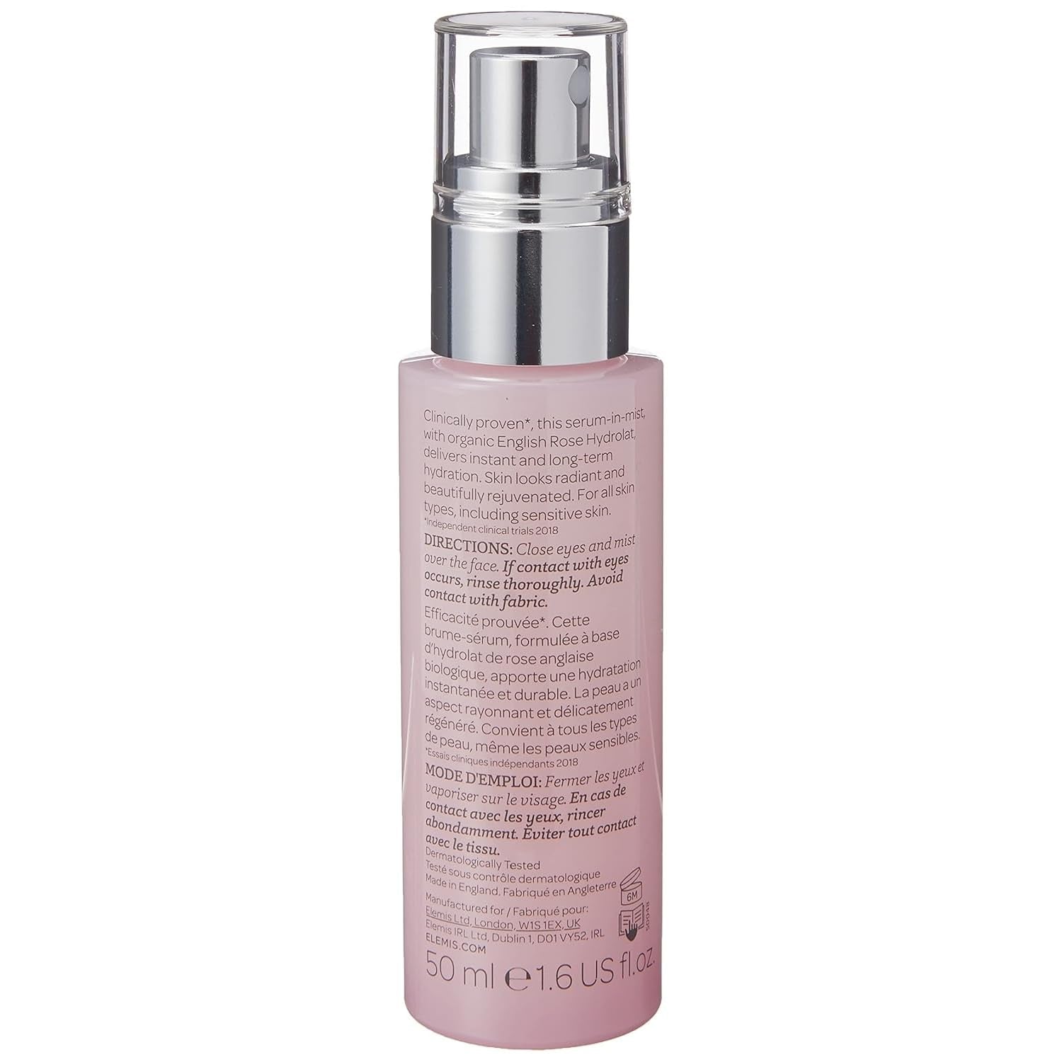 ELEMIS Pro-Collagen Rose Hydro-Mist – Hydrating Serum-in-Mist for Dewy, Plump Skin (1.6 fl oz)