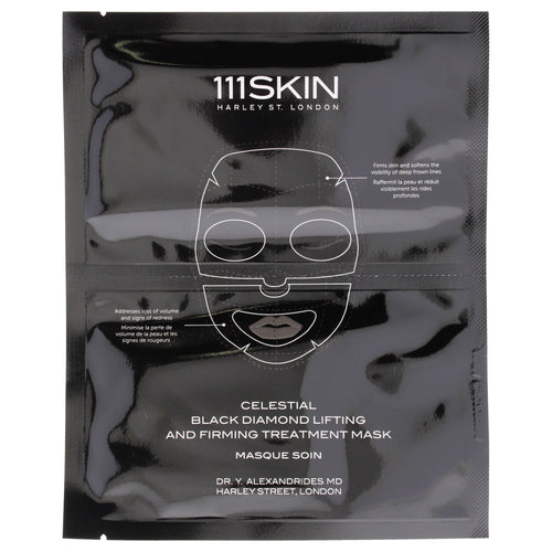 111SKIN Celestial Black Diamond Lifting & Firming Treatment Mask – 5-Piece Set | Anti-Aging Hydrogel Face Masks for Firmness, Hydration & Radiance