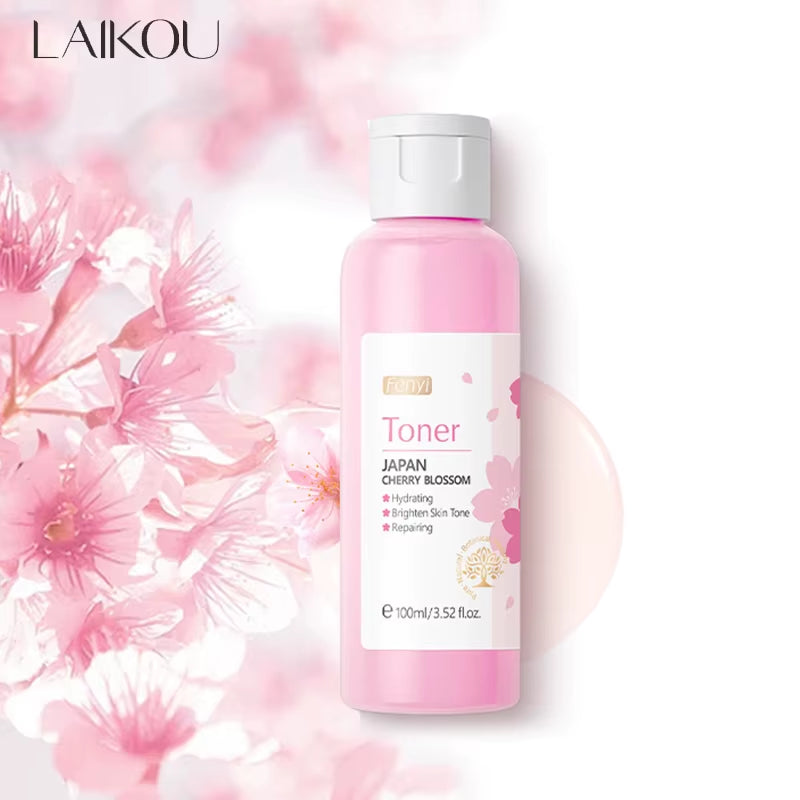 LAIKOU Japan Sakura Face Toner – Deep Hydrating & Pore-Tightening Toner (100ml)