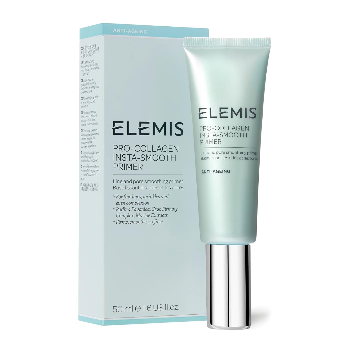 Elemis Pro-Collagen Insta-Smooth Primer – Line & Pore Smoothing Anti-Aging Face Primer (1.6 fl oz)