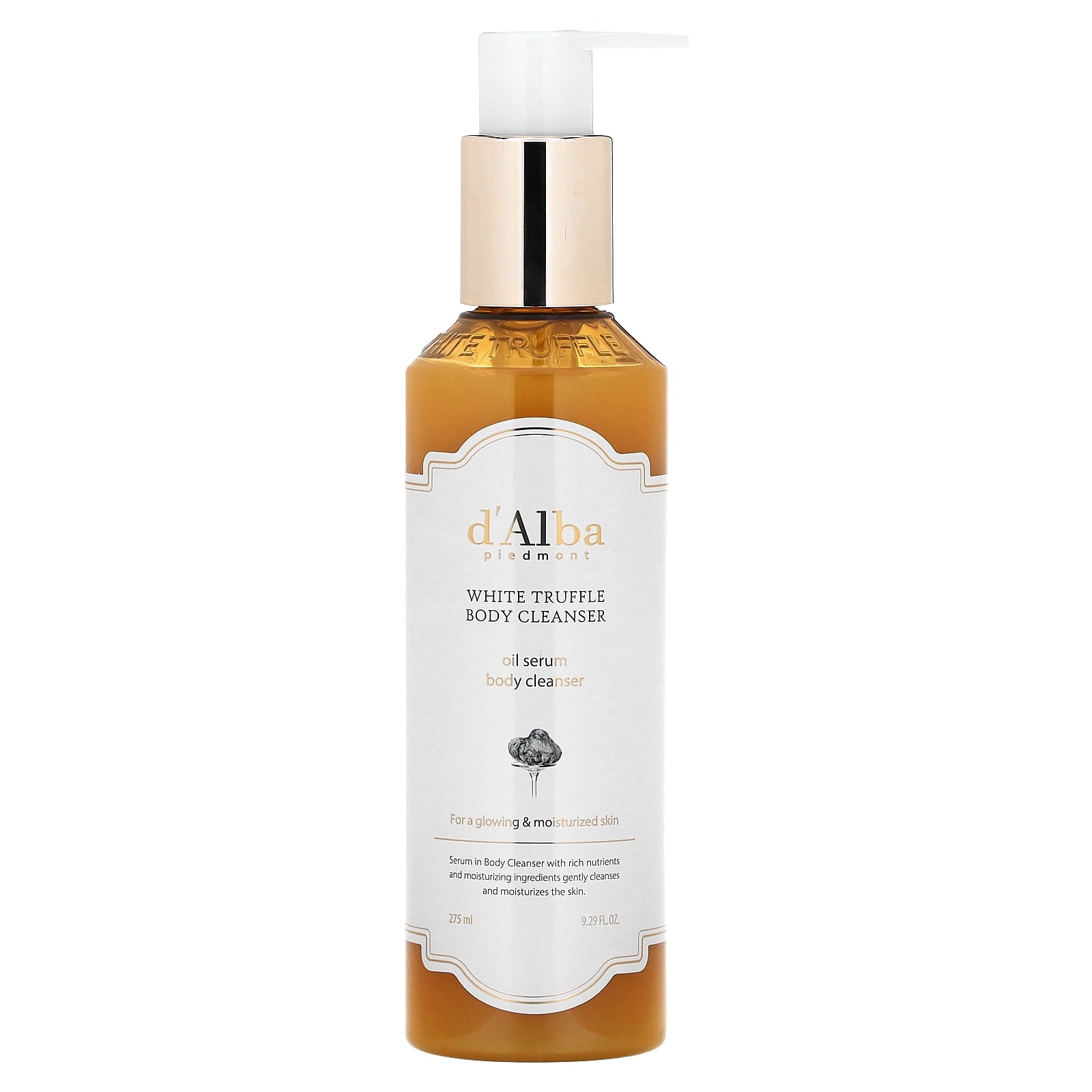 D’Alba White Truffle Body Cleanser | Hydrating Vegan Shower Gel for Soft, Radiant Skin – Beautiz