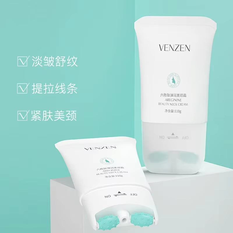 Venzen Elastic Double Roller Neck Cream – Lifting & Firming V-Shaped Neck Tightening Treatment