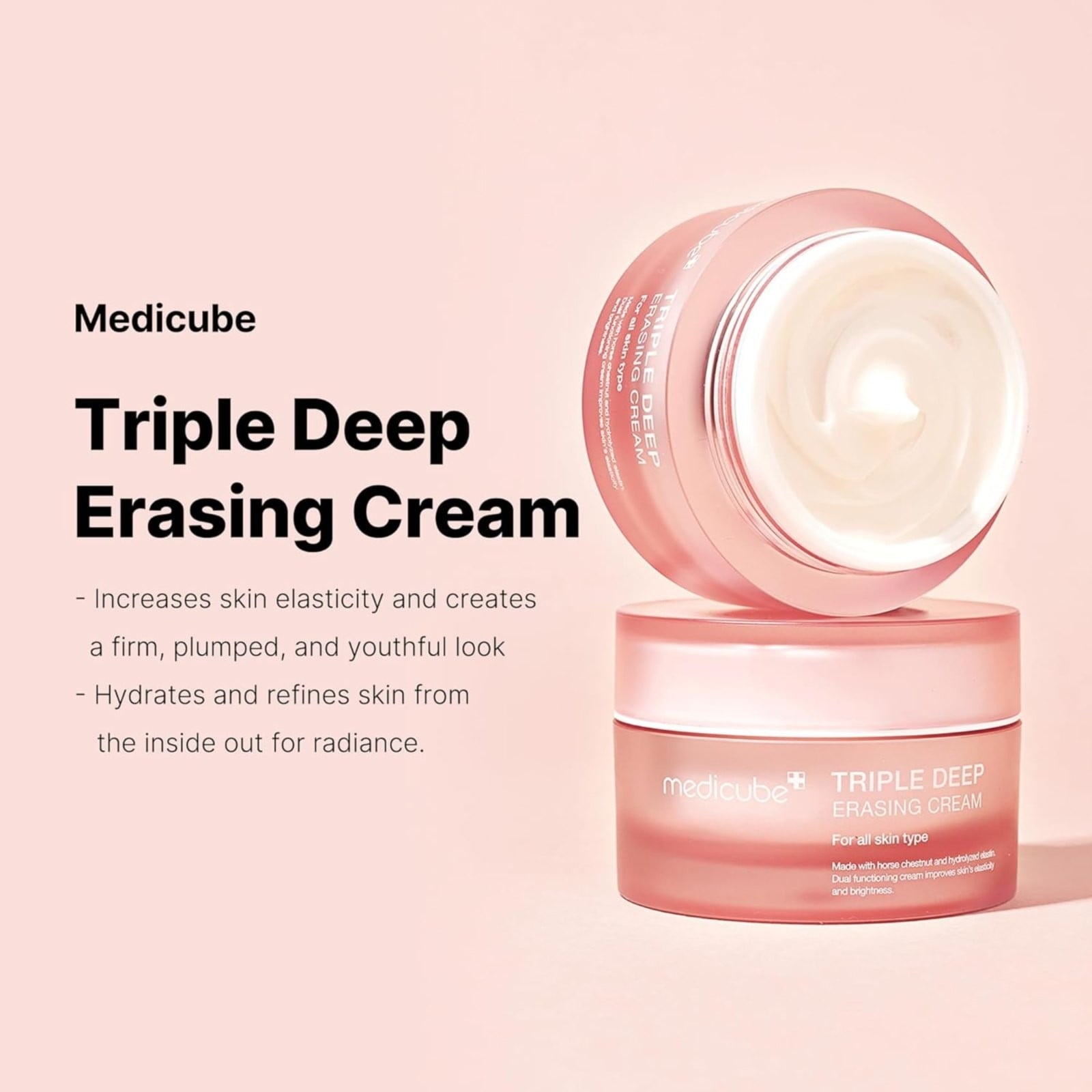 Medicube Triple Collagen Cream – Firming & Hydrating Moisturizer 50ml 1.69 Oz 