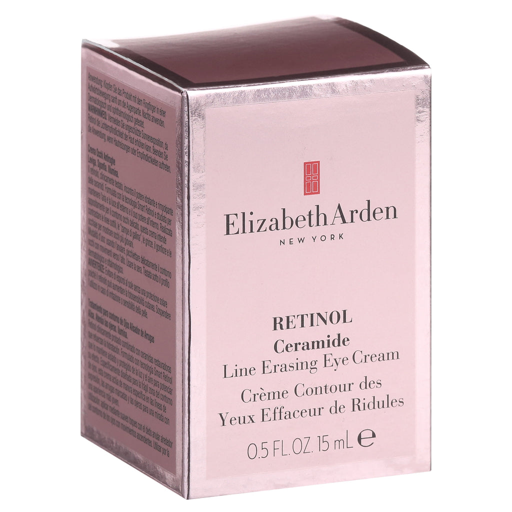 Elizabeth Arden Retinol Ceramide Line Erasing Eye Cream 15ml – Anti-Aging Eye Treatment with Encapsulated Retinol and Ceramides