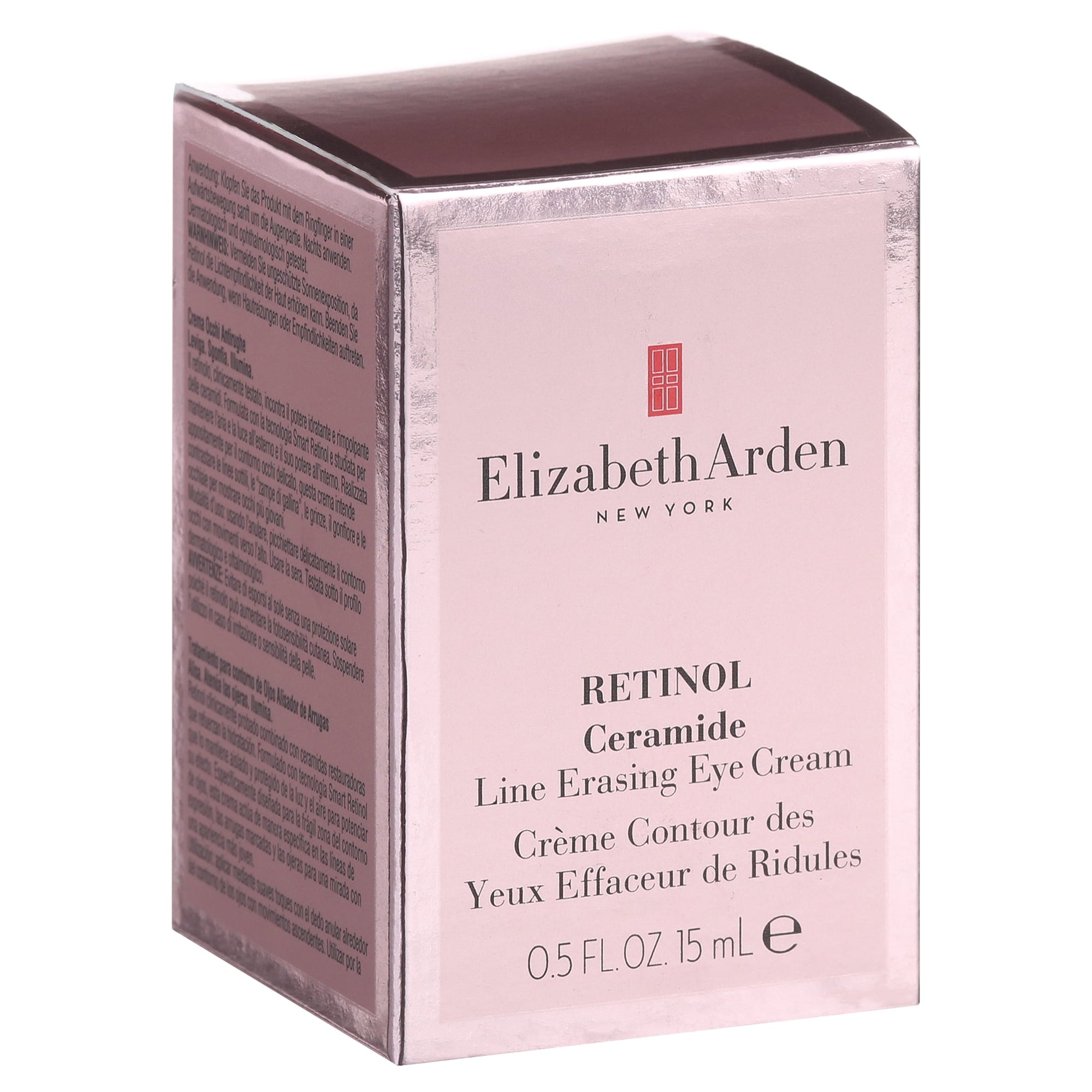 Elizabeth Arden Retinol Ceramide Line Erasing Eye Cream 15ml – Anti-Aging Eye Treatment with Encapsulated Retinol and Ceramides