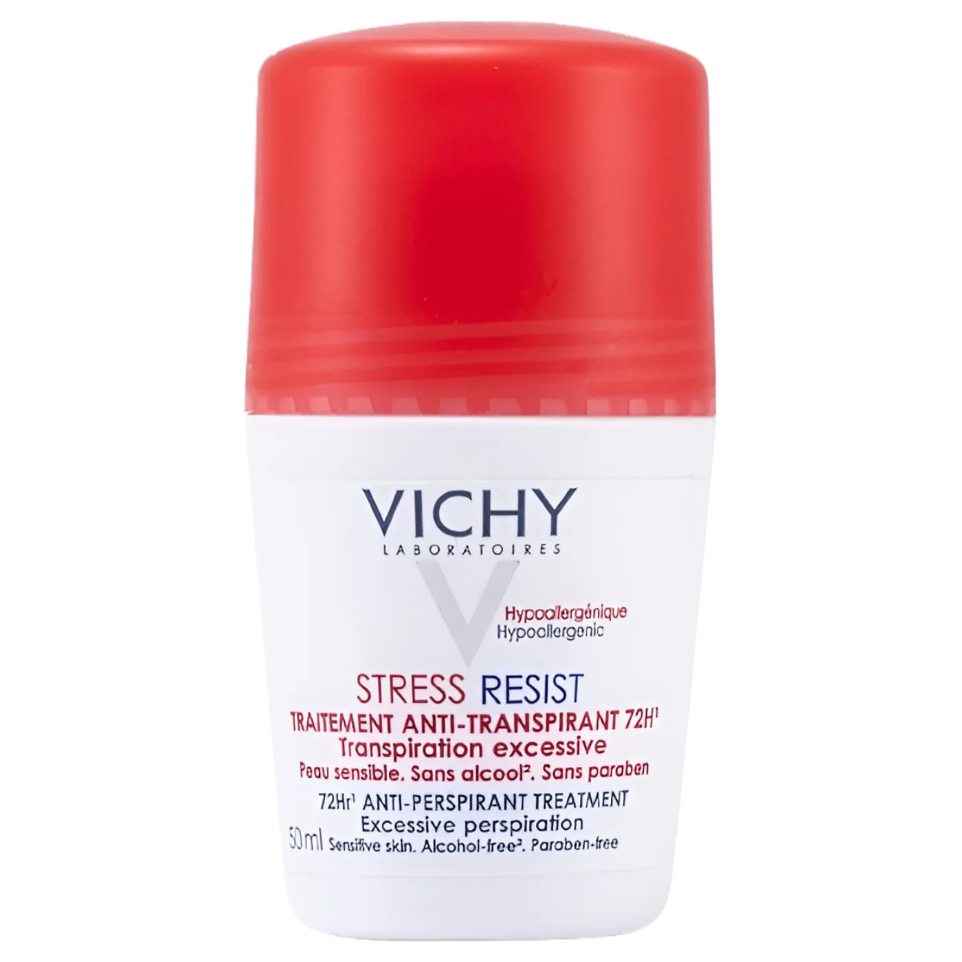 Vichy Stress Resist Intensive 72-Hour Antiperspirant Deodorant for Women – 1.69 oz (50ml) | Long-Lasting Protection for Sensitive Skin