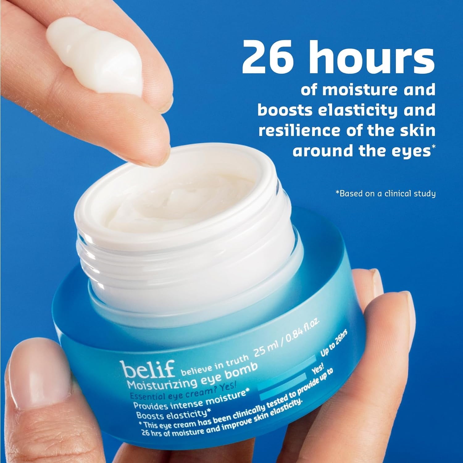 Belif Moisturizing Eye Bomb 0.84 oz (25ml) – Hydrating Eye Cream for Puffiness & Fine Lines