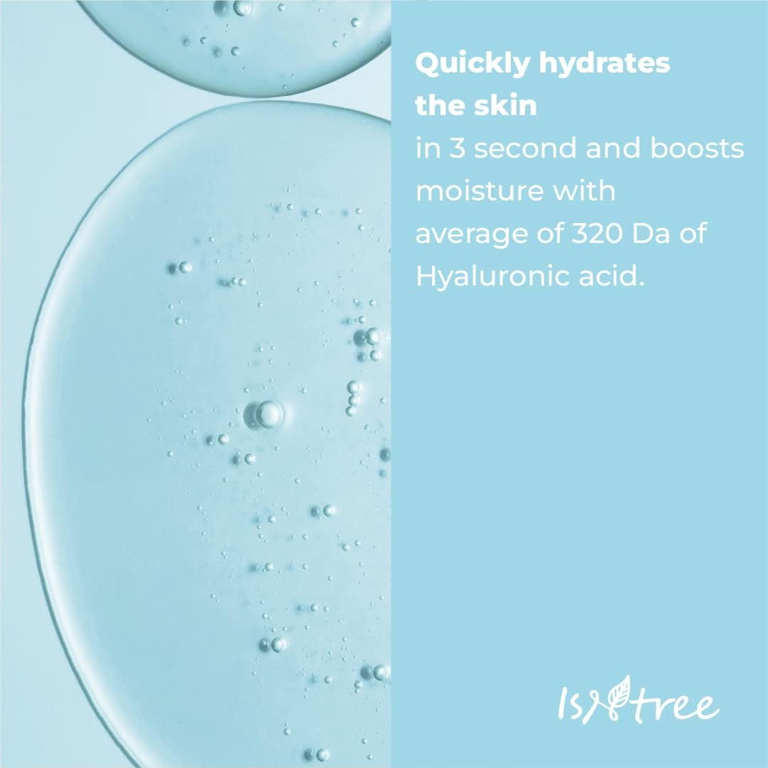 ISNTREE Ultra-Low Molecular Hyaluronic Acid Toner – Deep Hydration Facial Toner for Sensitive Skin, 300ml / 10.14 Fl Oz