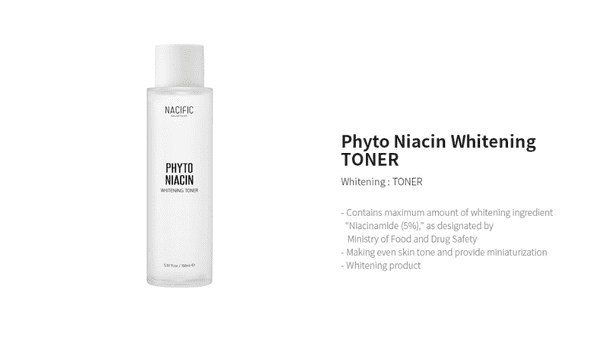 Nacific Phyto Niacin Toner – Brightening with Niacinamide 150ml